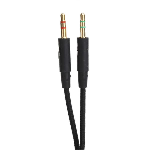 2-i-1 Adapter Hodetelefon Lydkabel Passer for Kingston HyperX Cloud Stinger/Cloud Mix/Cloud Alpha[HK]