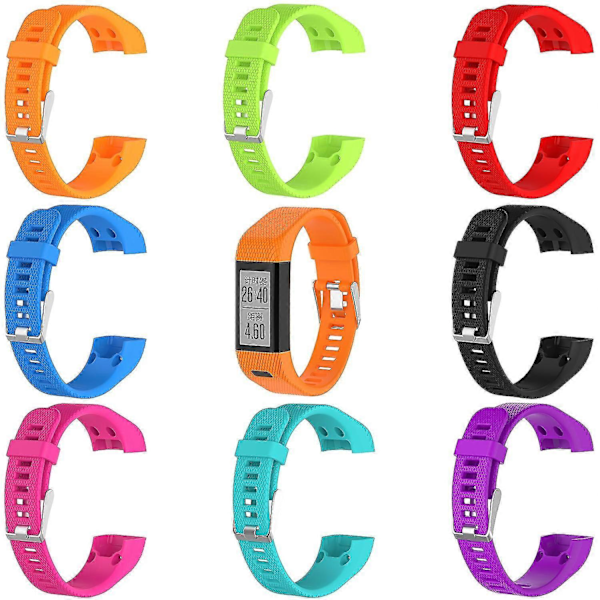 Mjukt klockarmband för Garmin Vivosmart HR+/Approach X10/X40 med installationsverktyg [HK] Other Phone Models Indigo