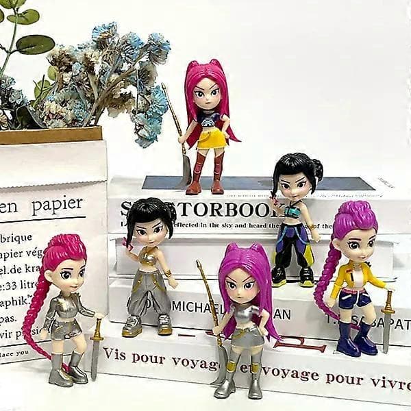 K-POP Demon Hunter figur blind box trendig leksaksdocka prydnad (6 figurer) [HK]