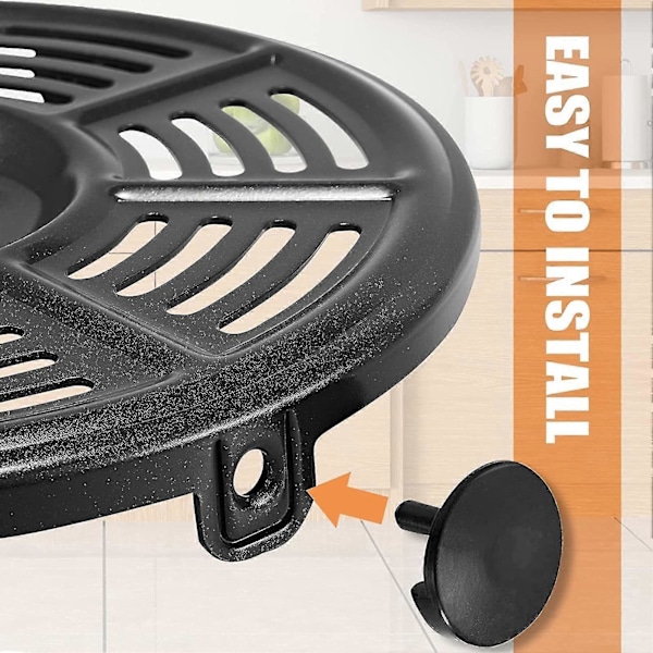 Silikonijalat ilmakypsentimelle, naarmuuntumista estävät suojatarvikkeet sisäpinnoitteelle pannulle, lautaselle, rapeutuslevylle, tarjottimelle [HK] 1PCS