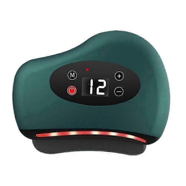 Smart elektrisk lindrande trötthet fysioterapi skrapterapi kropp och koppning[HK] green