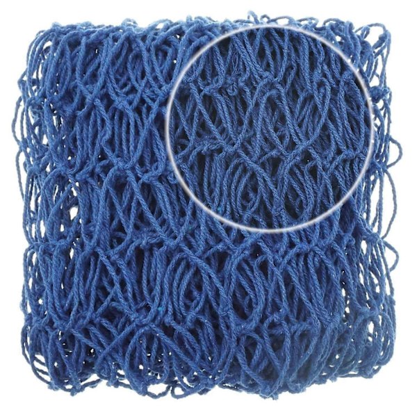 Hamp Reb Sikkerhedsnet Børn Anti-Fald Net Dekorativt Net til Trapper Altaner Børnehave Klatring Retro Vægdekoration, 100x200CM (Beige)[HK] Blue