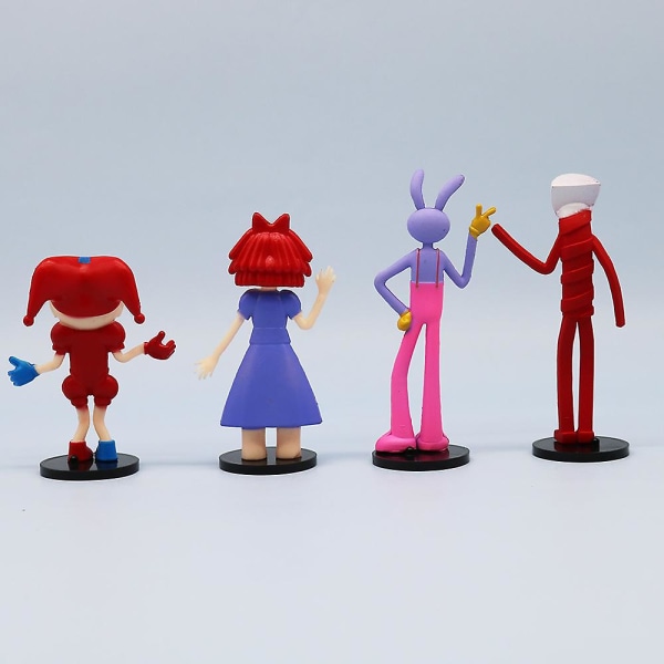 Fantastiske digitale sirkusfigurer sett leker kakepynt hjemmedekorasjon skrivebordsornamenter gaver[HK]