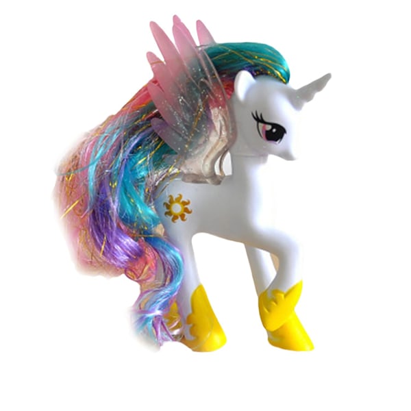1 st 14cm My Little Pony Månprinsessa Actionfigur PVC Dock Barnleksak Samling  1  [HK]