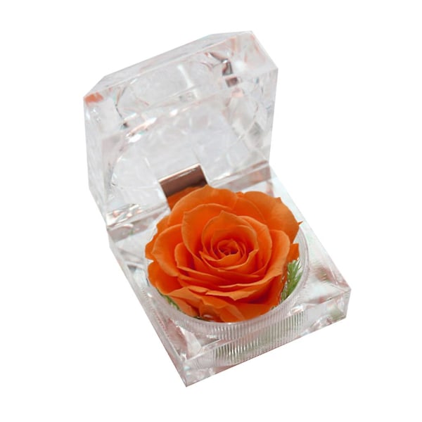 Romantisk Evig Ros Verklighetstrogen Odödlig Konserverad Ros Blomsterdekorationer Gåva[HK] 3