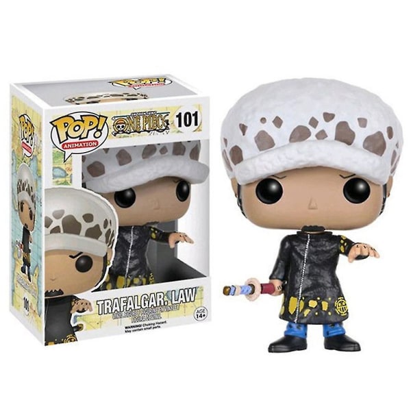 One Piece Trafalgar D. Law Figurer Legetøj Funko Pop Sød Samleobjekt Model Figur Dukke Bord Ornament Til Fans Børn[HK]