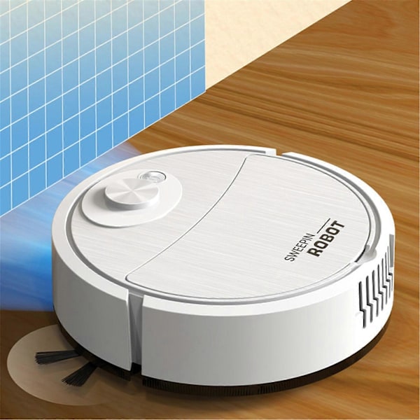 NYA Barn Julklappar Smart Robot Leksak Dammsugare Automatisk Golvrengöringsleksak Lek Med Barn Och HusdjurFAN20240317[HK] White