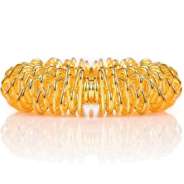 12 delar akupressurring Spikiga sensoriska fingerringar Massageringar Se[HK]