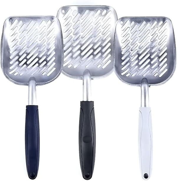 Kattespade, aluminiumslegering, gummihåndtak