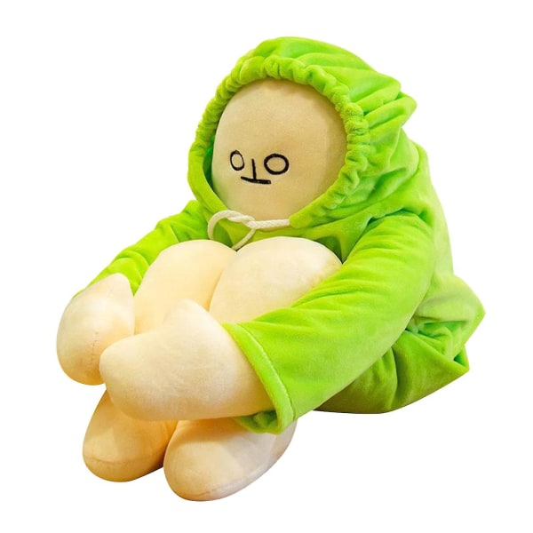 Midlife Crisis Bob leketøy, 2024 Ny Bananmann plysjleketøy, utstoppet dukke med magnet morsom Bananmann dukke[HK] 36 Green