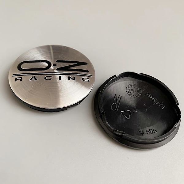 4 st/lot 62MM OZ Racing Bil Hjulcentrum Navkapslar Legering Hjul Fälg Centrum Navkapsel Skydd M595 Bilstyling Tillbehör|Hjulcentrumkapslar|[HK] Silver