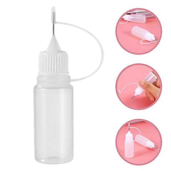 Limflaska med nålspets för precisionsapplicering, 12-pack [HK]