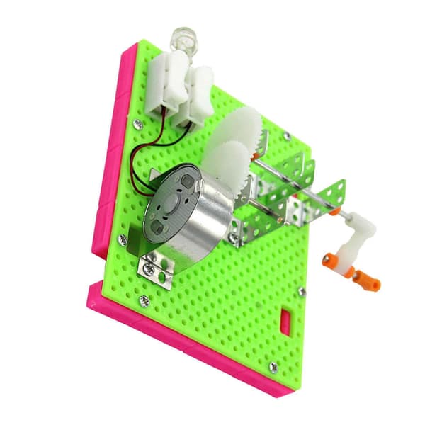 Generator Leksaksmodell DIY Handvevning Vetenskapsexperiment Leksak för Barn 2Set[HK]