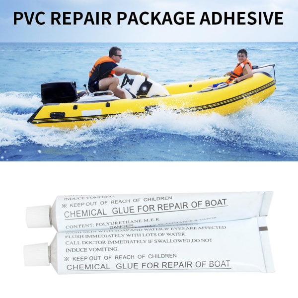 30 ml PVC-lim til oppustelig båd - Heavy Duty flydende vinylreparationslim til PVC og PU oppustelige både [HkkK] 3pcs