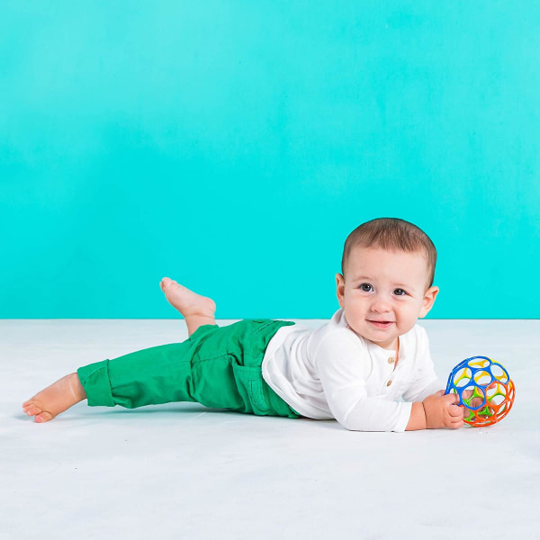 Fleksibel og lethåndterlig bold, sensorisk aktivitetslegetøj til børn i alle aldre, 11,5 cm X 11,5 cm X 11,5 cm, flerfarvet ([HK])