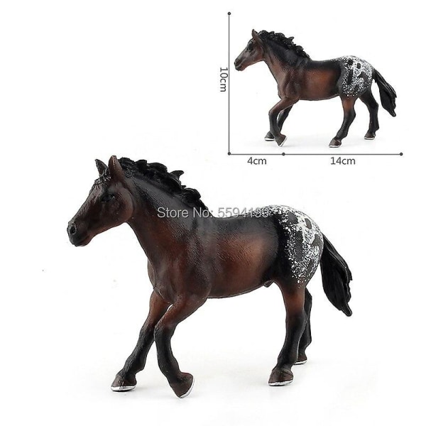 15 Stiler Hest Dyr Clydesdale Hannoveraner Arab Shire Appaloosa Modeller Actionfigur Utdannings Samling Lekegaver Figurer[HhkK] E