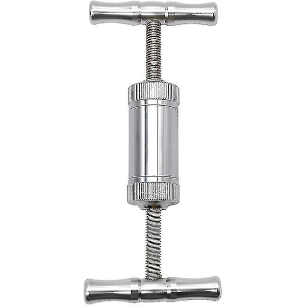 HKK Pollenpresse i sink, kraftig sink i sink, metallisk pollenpresse i sink, T-kompressor, bærbar, enkelthåndtak