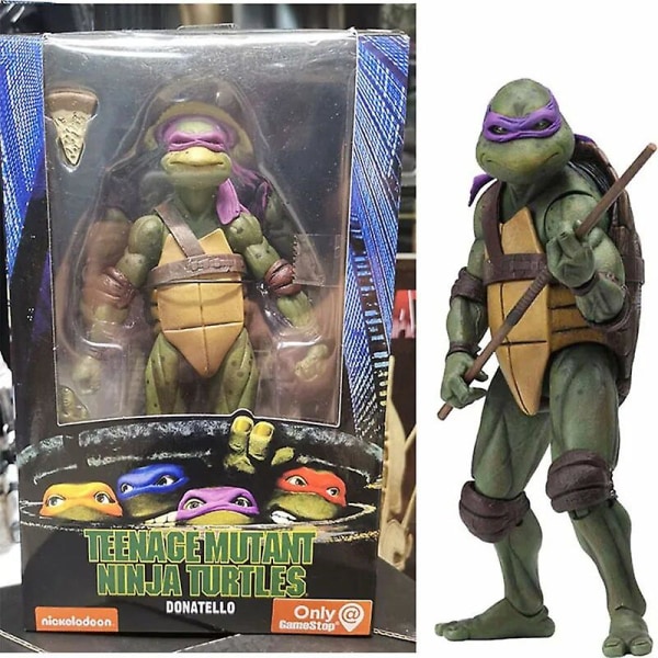 Ninja Turtle Anime Figur Neca 1990 filmversjon Limited Edition Action Figur Pvc Statue Action Figur Gutt Bursdagsgave[HK] style 1