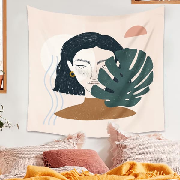 Lyxig väggmålning litterär design för sovrum (215x59 tum)