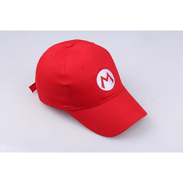 Super Mario Justerbar Baseballkasket Til Kvinder Mænd Unisex Mode Halloween Cosplay Hat[HK] Red