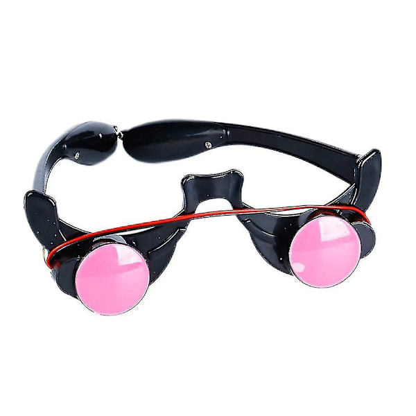 LED Luminous Glow Glasses Roliga Röda Ögon Halloween Cosplay Tillbehör [HK]