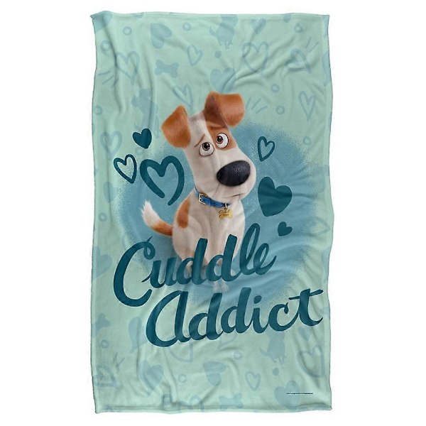 Kæledyrenes Hemmelige Liv Tæppe, Cuddle Addict Silkeagtig Blød Kastetæppe fsgyde420[HK] 40x30in 76x102cm