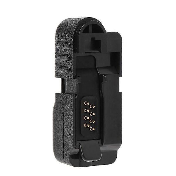 Lydadapterkontakt for Motorola XiR P6600 P6628 XPR3500 DEP550 MTP3550 MTP3500 MTP3250 MTP3100 MTP3200 Walkie Talkie Radio Øretelefon Con[HK] Black