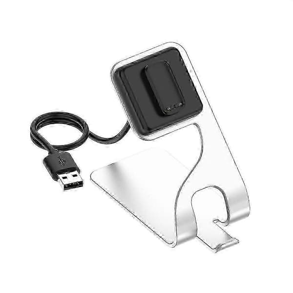 Laderstativ Stasjon Base Ladeholder Brakett for Fitbit-Luxe/Charge5 Dock[HK] Gray