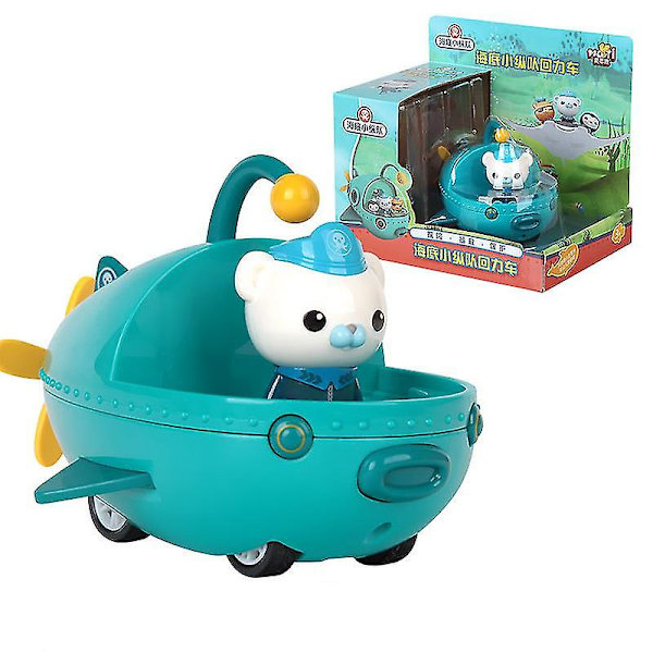 Born Pretty Aito Octonauts Vetopalautusauto Lapsi Lentokone Mini Seosauto Barnacles Kwazii Peso Kitka-auto Toimintahahmot Lelut Lapsi[HK] with box