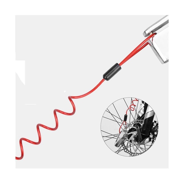 Sykkel skivebremslås påminnelsestau wiretau for motorsykkel sykkel elektrisk bil bremsesikkerhet Ro([HK])