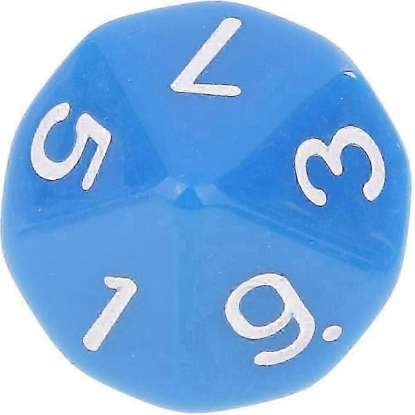 Polyhedral terningesæt til Dungeons and Dragons, vandtætte jumbo-store 10-sidede stykker med solid og tung konstruktion, letlæselig oxidation[HK]