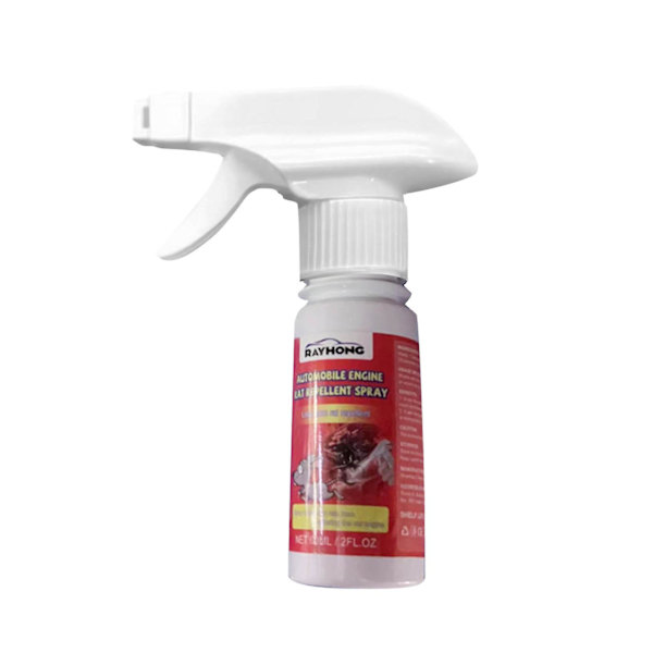HK  Bilmotor Råttmus Repellent Spray Naturlig Fordonsskydd 60ml 20231117 Multicolor