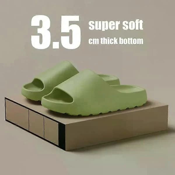 Sommermode Herre EVA Bløde Tyksålede Indendørs Hjemmesko & Dame Yeezys Style Sandaler Strand Komfort[HK] 42-43