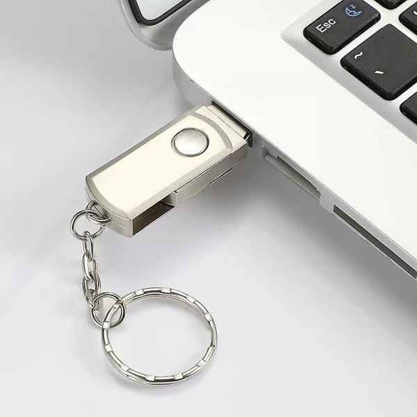 Luova pieni lihava USB-muistitikku, 4 Gt metallinen mini USB-muistitikku, auton lahja, nopea USB-muistitikku varmuuskopiointiin ([HK])