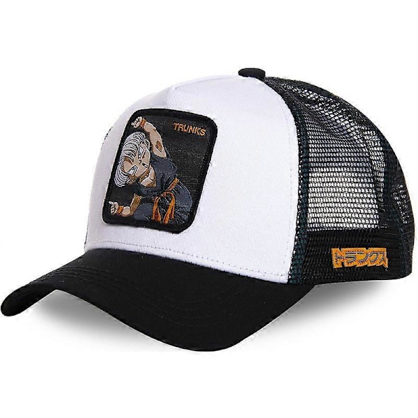 Tecknad Dragon Ball Baseballkeps Anime Mesh Keps Goku Buu Live Sommar Hip Hop Casual Hatt[HK] adjustable Trunks