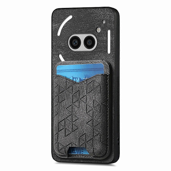 Nothing Phone (2a) -kotelo, painettu kuvio, korttipidike, jalusta, nahkainen takakansi [HK] Style D Multicolor