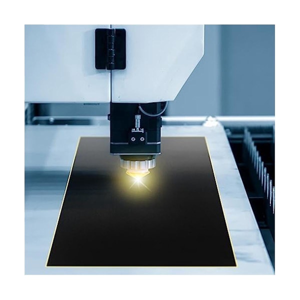 2 stk svart lasergraveringsmerkepapir, 39x27cm laserfargegraveringspapir for metall, glass, Ce([HK])