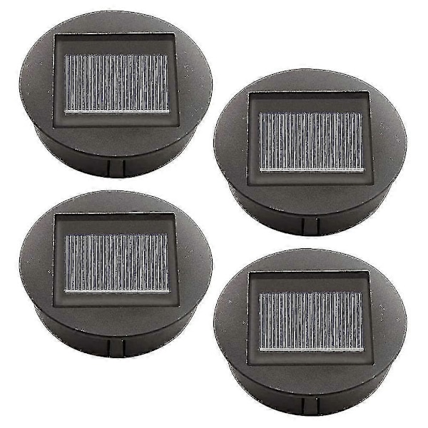 2024 4 stk. Udskiftnings solcellelamper med LED-pærer, Udskiftning af solcelle toplys, LED Solar[HK]