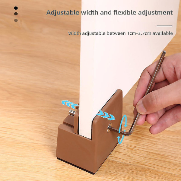 4x Sängynjalat Huonekalujen Korotuspalat 5/10cm Raskaat Säädettävät Pöydänjalat Jalkojen Pidennykset -jie[HK] Black 10cm