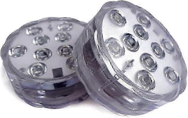 Fjernstyrede Undervandslys, 16 Multi-Farver 4 Tilstande LED-lys med Batteridrift (4-pak) [HK]