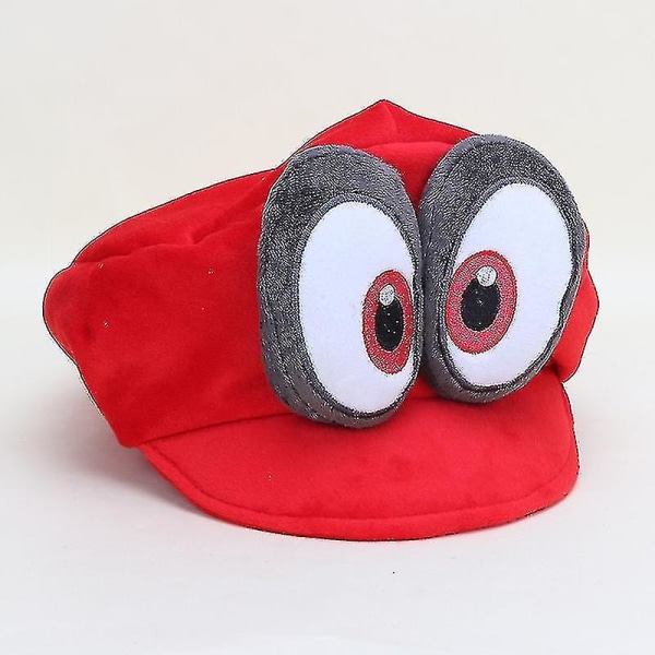 Spill Super Odyssey Cappy Hatt Voksen Anime Cosplay Super Bros Caps Plussj Leke Dukker [HK] Red