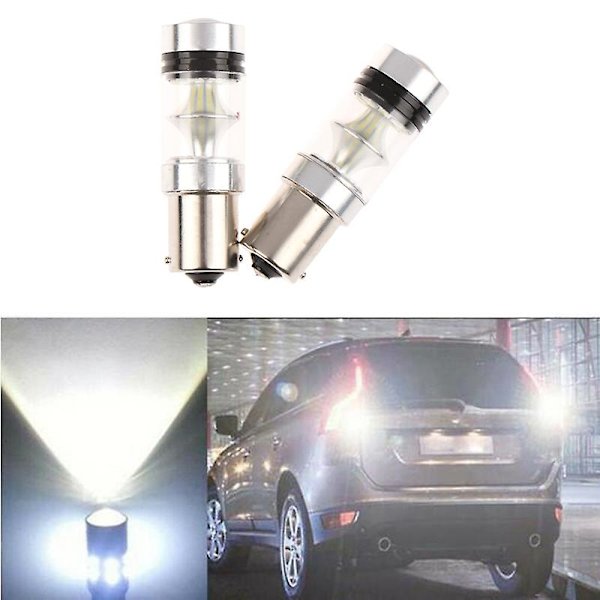 Hvid P21w Ba15s 1156 Led Canbus Baklys Reversing Light Reverse Lampe[HkkK] 1 pc