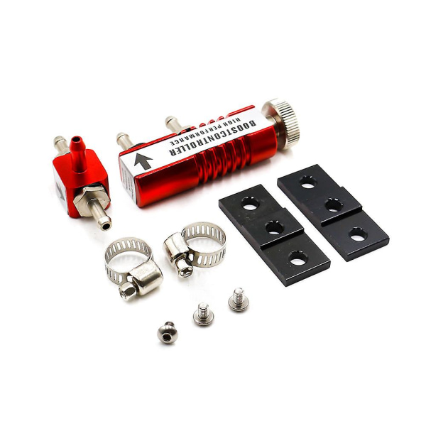 Universaali Auton Turbo Boost -ohjainsarja Säädettävä F Manuaalinen Boost -ohjain 1-30 Psi In-cabi[HK] red