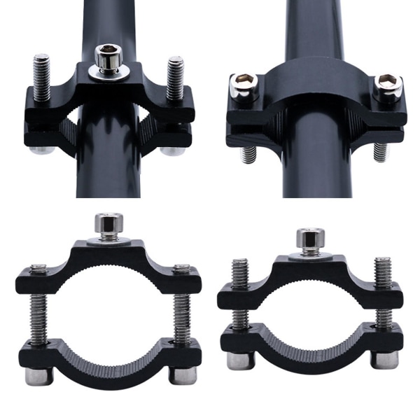 LED Frontlysklips M6 Styre Sykkel Skrueklips Klemme For 20-38mm [HK]