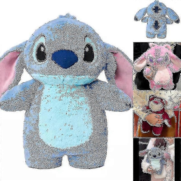 Varmvattenflaska Mjuk Vinter Plysch Varm Handväska Hem Vattenfyllning Gåvorfunktion[HK] Stitch