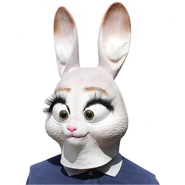 Zootopia Judy Rabbit Hopps -naamio cosplay-juhlatarvikkeet[HK]