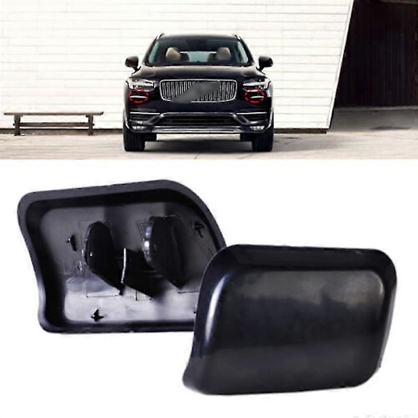 Deksel for spyledyse til frontlykt, venstre og høyre side for XC90 2002-2006 30698209 30698208[HK] black