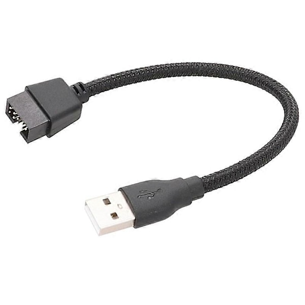 Mainboard Internt Dataforlængerkabel Forbinder USB A-enheder til 9-Pin USB Han[HK]