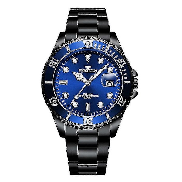 2023 Nye Herreure Herre Rustfrit Stål Vandtæt Mode Quartz Ure Herre Ur Lysende Herre Luksusur[HK] s925- 6