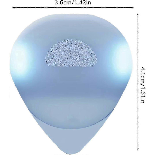 LED Lysande Gitarrplektrum, Lysande Gitarrplektrum, Hållbara Gitarrtillbehör För Musikälskare, Gitarrnybörjare[HK] Blue